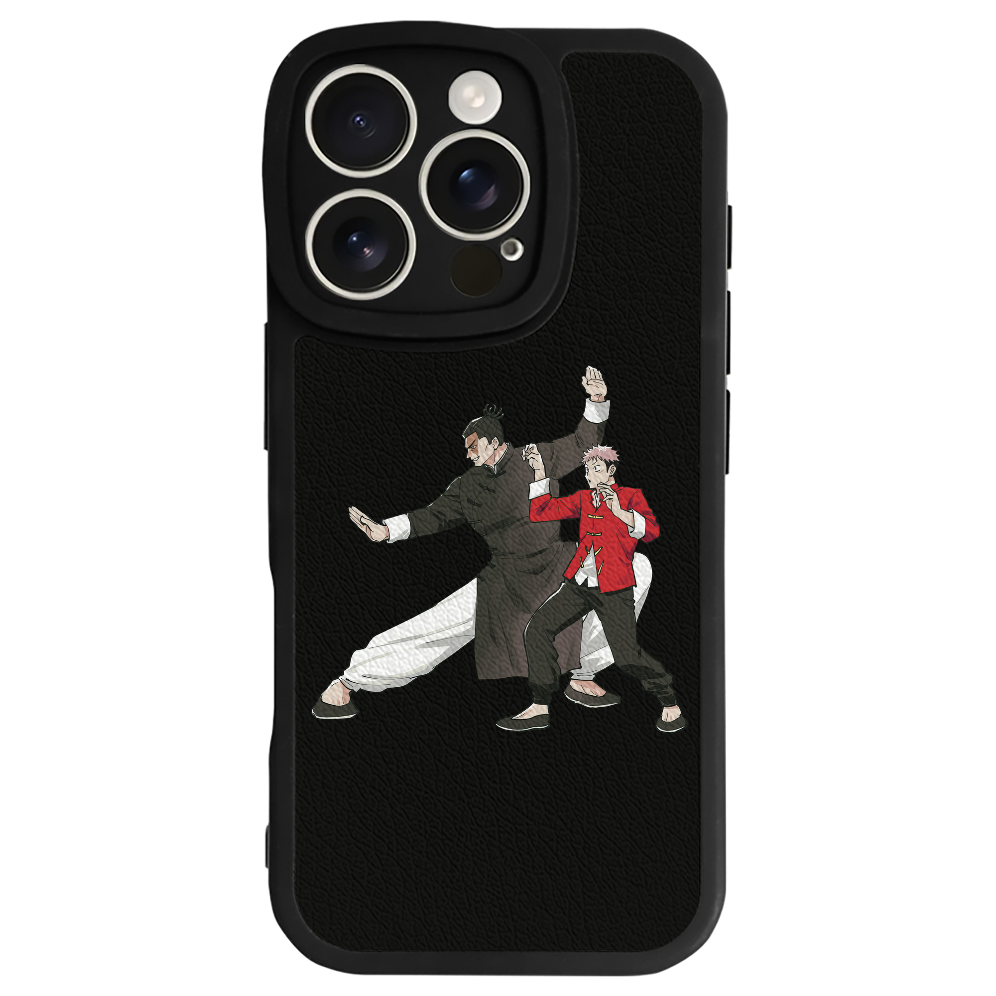 （画像用） 呪術廻戦 Jujutsu Kaisen 【iPhone 16シリーズ対応】シリコンスマホケース（レザー調） 材質：シリコン